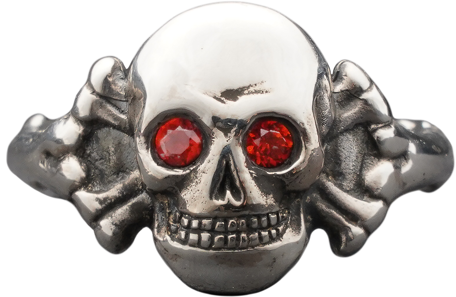 Red Eyes Skull Ring