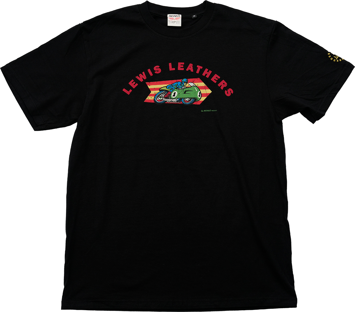 Racing Bike T shirt Black