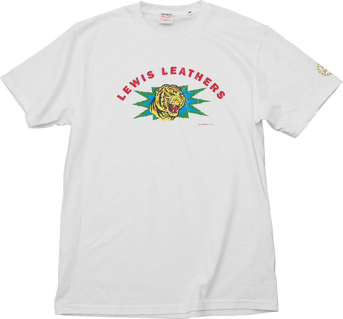 Tiger Head T shirt White