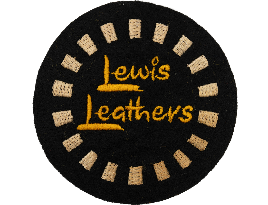 Lewis Leathers Checker Round Patch A