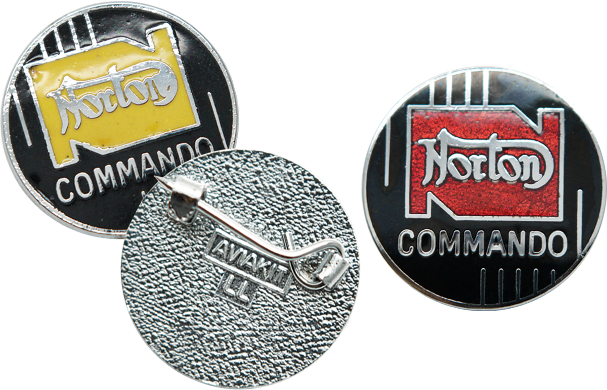NORTON COMMANDO Round Badge 97-98