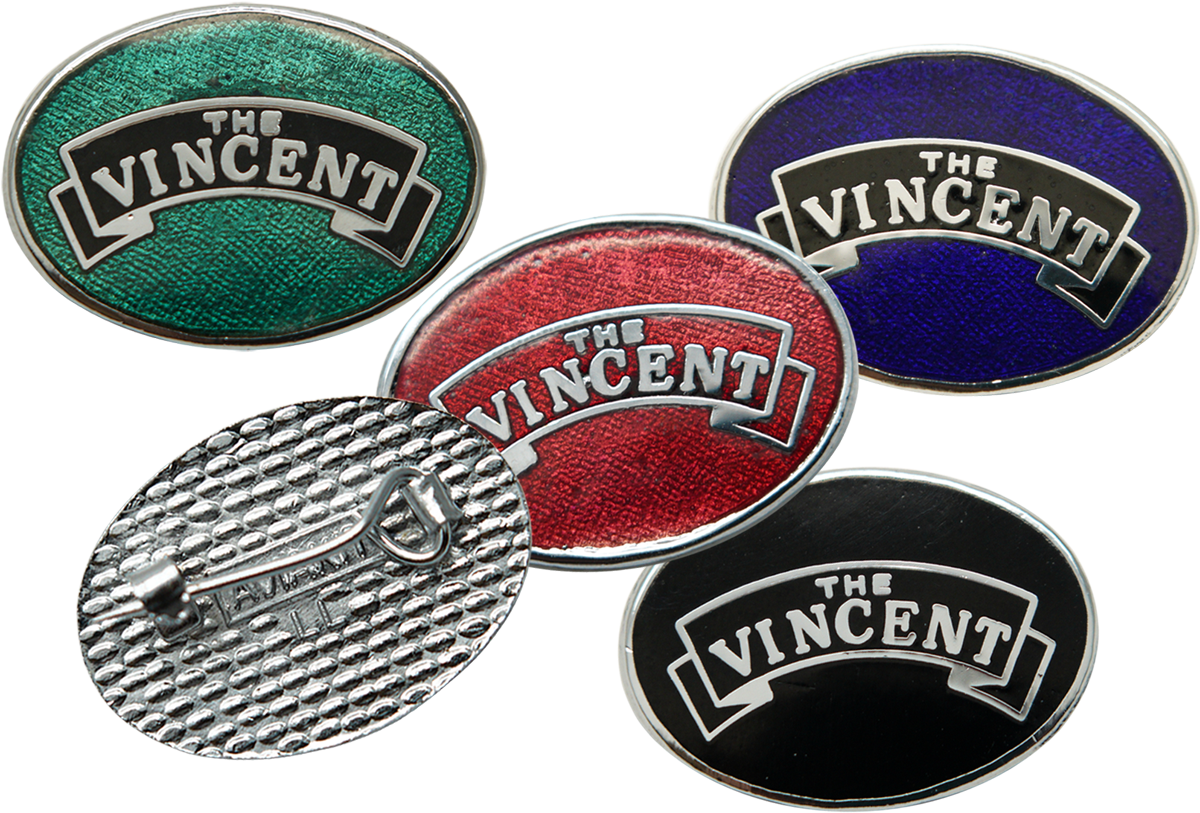 VINCENT Oval Badge 52-55