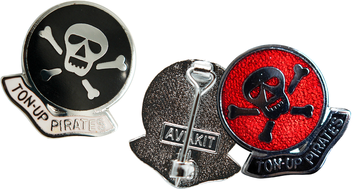 Ton Up Pirates Badge 26-27
