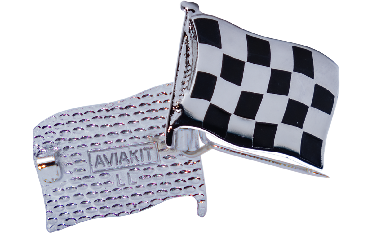 Checkered Flag Badge 38
