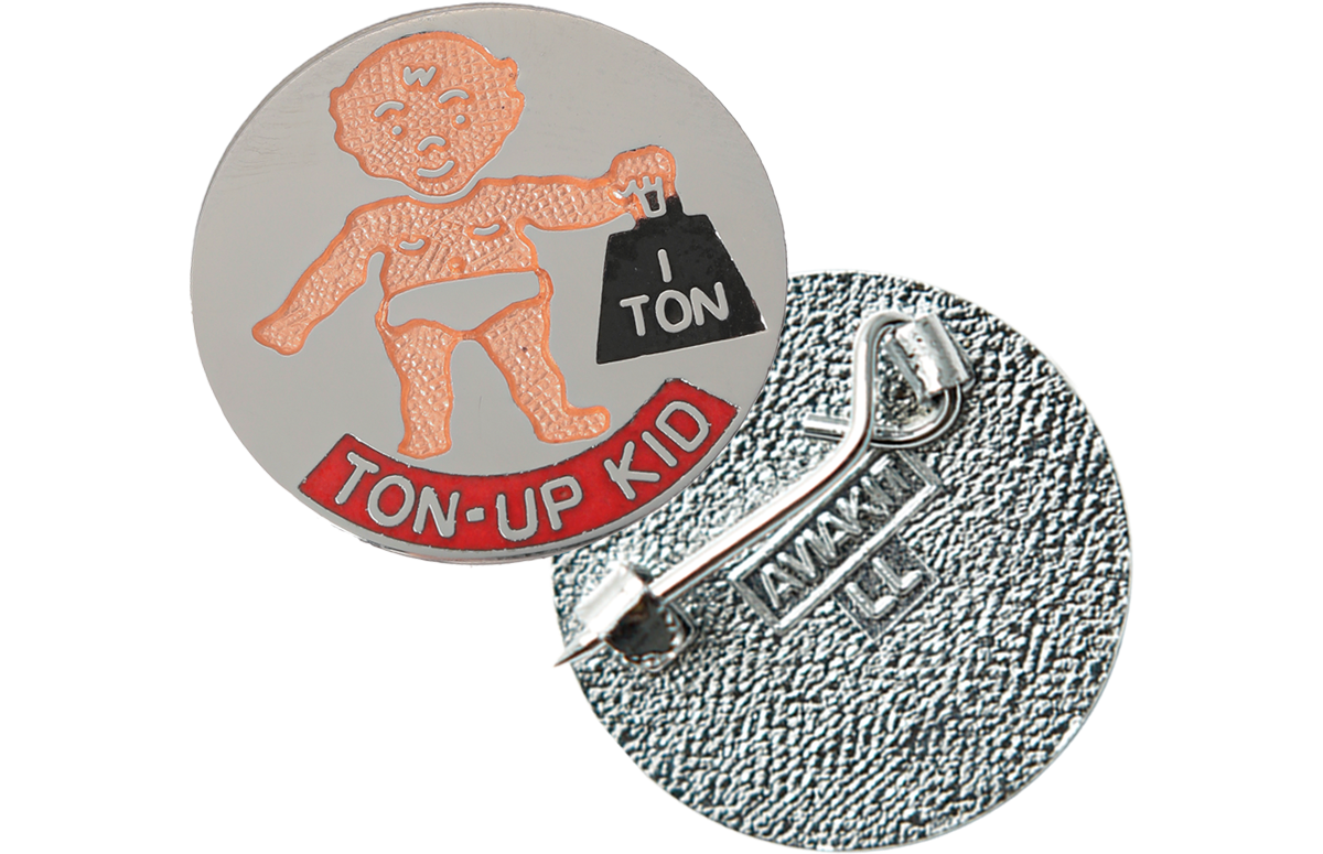 Ton Up Kid Badge 31