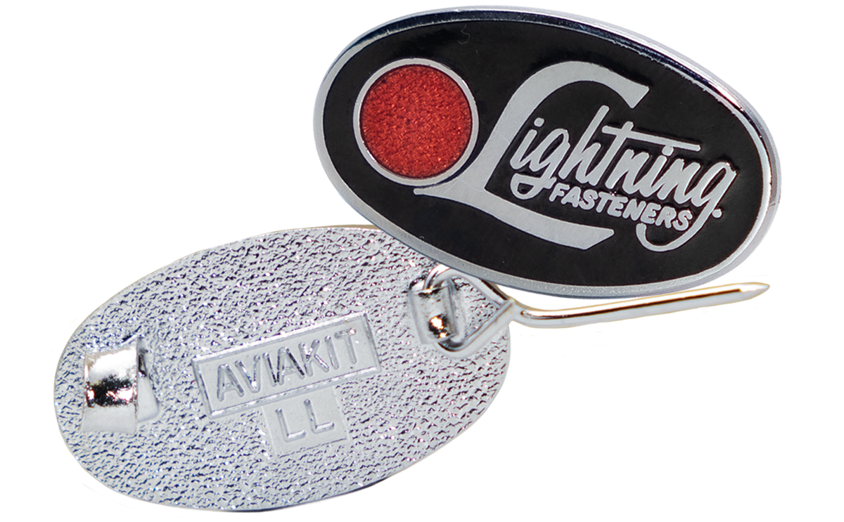 Lightning Fasteners Badge 33
