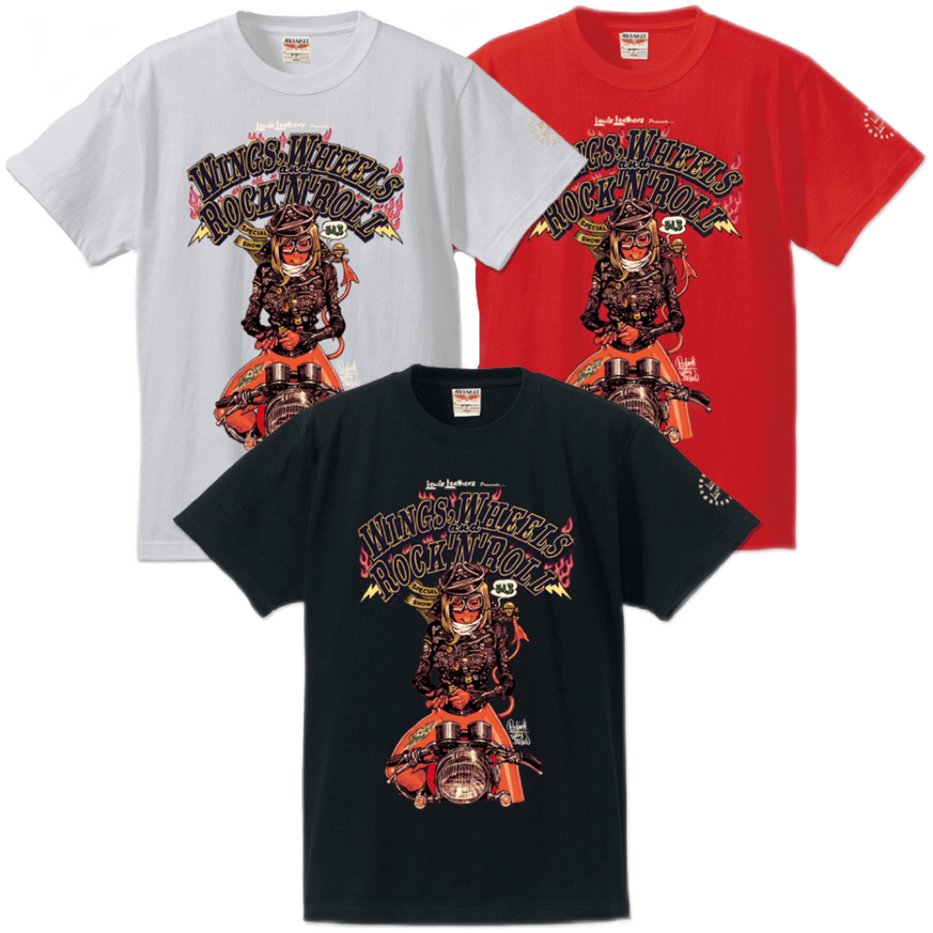 Erostika×LewisLeathers T-Shirts  2025