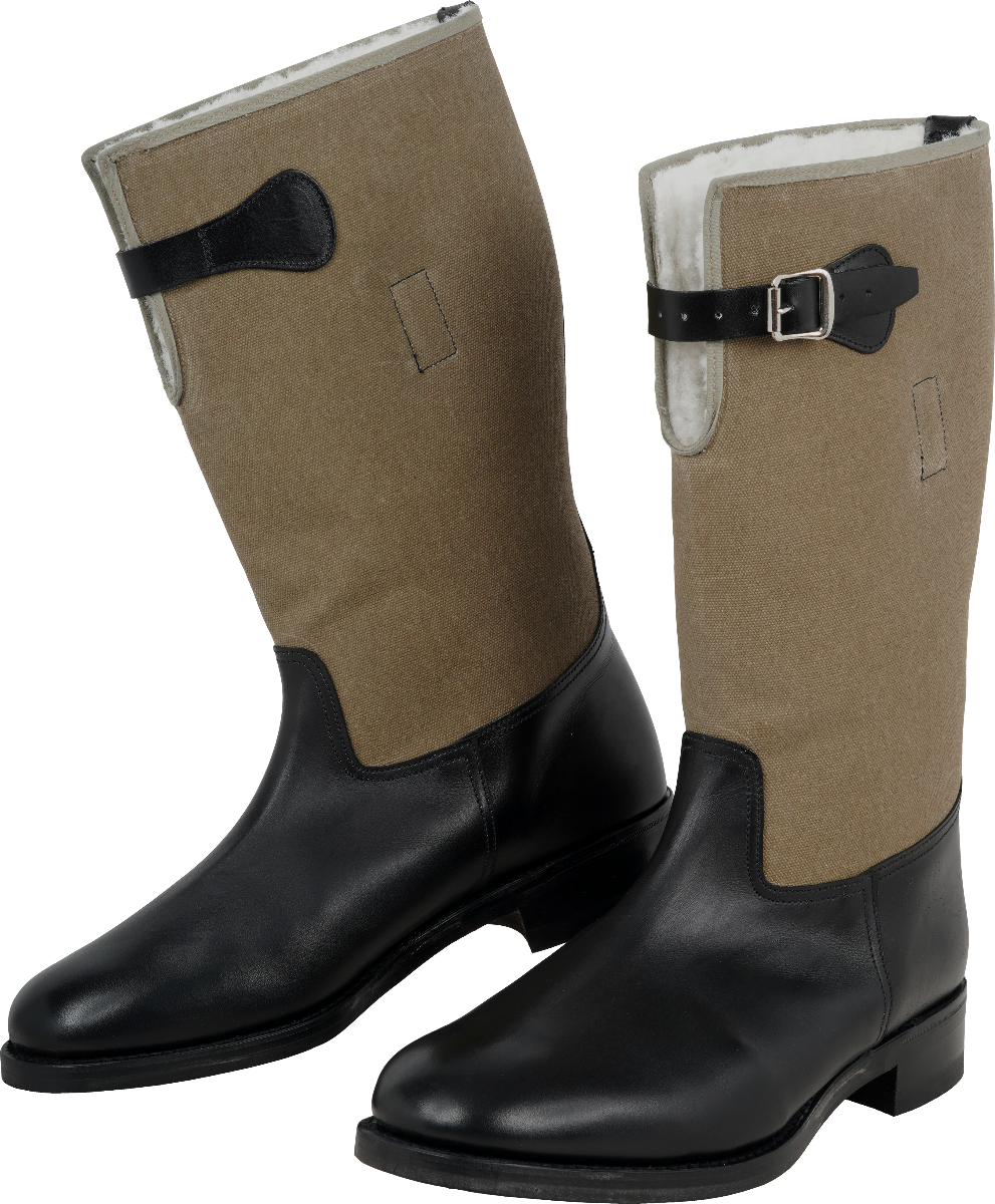 1939 Pattern RAF Boots - Waxed canvas and cowhide